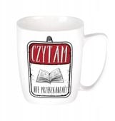 czytam-nie przeszkadzać! kubek biały 2516