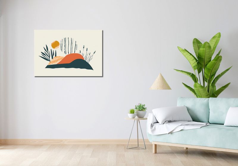 Obraz 90x60cm Wieczór na Łące zdjęcie 2
