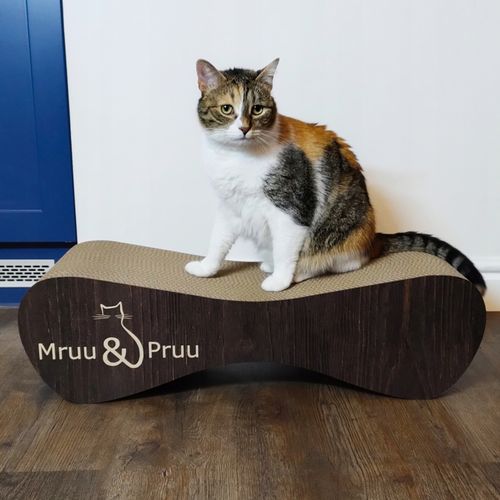 Drapak dla kota MIMI | brązowy | 70x23x24 cm | MruuPruu na Arena.pl