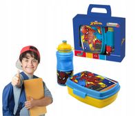 ZESTAW ŚNIADANIÓWKA I BIDON SPIDERMAN LUNCH SET DO SZKOŁY PRZEDSZKOLA