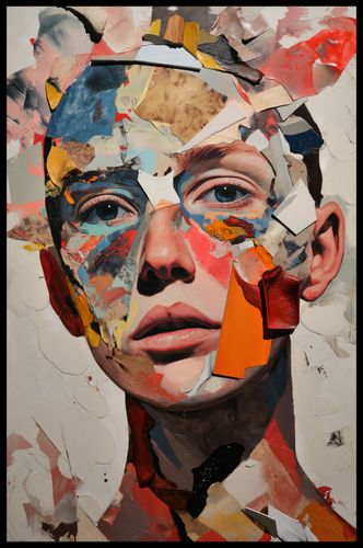 Plakat 56,6x86,4cm Podział Samego Siebie na Arena.pl