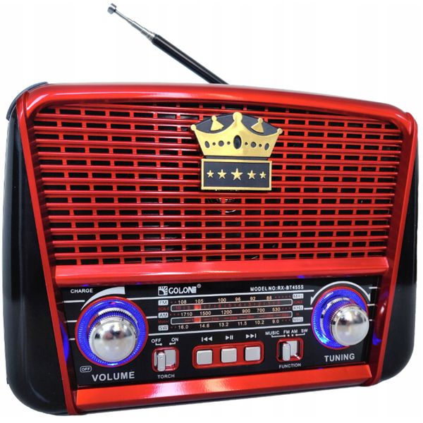 RADIO RETRO PRZAENOŚNE KUCHENNE SOLAR BLUETOOTH AKUMULATOR USB zdjęcie 4