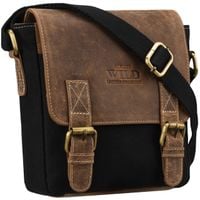 torba skóra+canvas aw-s22-mhc-7589 black-l.brown