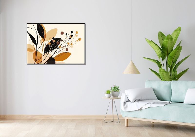 Plakat 100x70cm Jesienne Sylwety zdjęcie 4