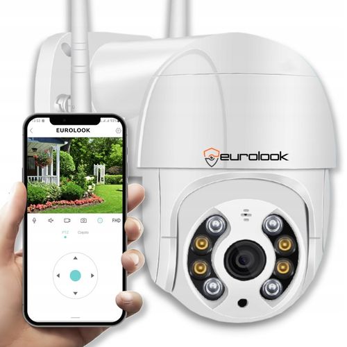 KAMERA ZEWNĘTRZNA WiFi OBROTOWA 3MPX IP Full HD ZOOM 3MP 2048 x 1536P BIAŁA na Arena.pl