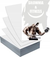 Ulotki A4 1000szt reklamowe firmowe duży wybór wzorów SIŁOWNIA FITNESS
