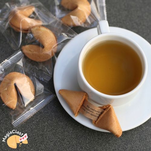 Ciasteczka z Wróżbą Dziękuję Chińskie Ciastko Szczęścia dla Gości 50 szt na Arena.pl