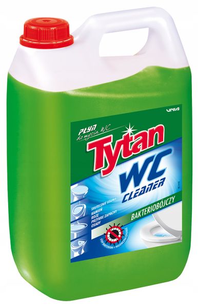 PŁYN DO MYCIA WC TYTAN ZIELONY 5KG zdjęcie 1