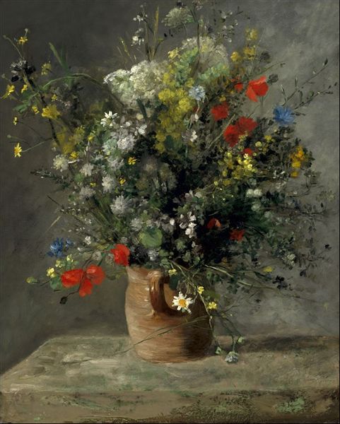 Flowers in a Vase, Auguste Renoir - plakat 59,4x84,1 cm zdjęcie 1