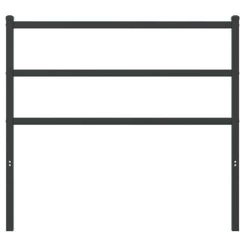 Metalowe wezgłowie, czarne, 100 cm na Arena.pl