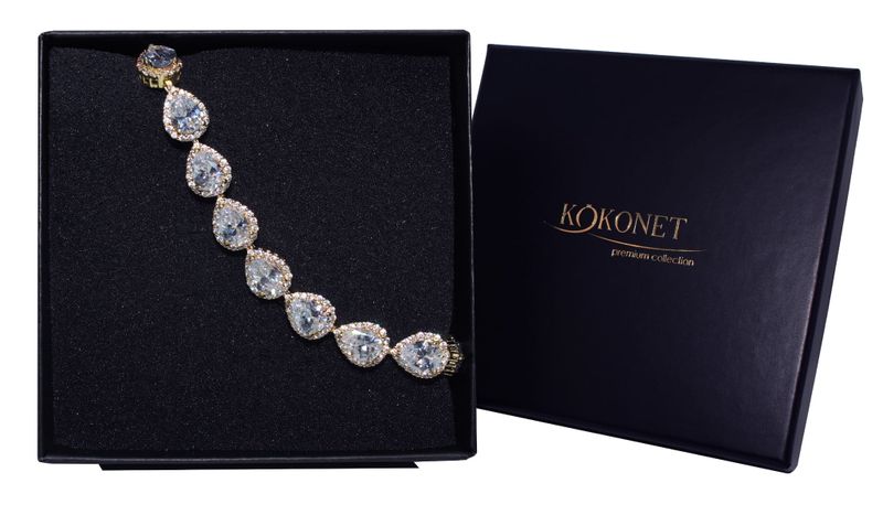 Bransoletka DROP II gold KOKONET 8-0341 zdjęcie 1