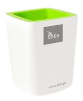 PRZYBORNIK POJEMNIK NA DŁUGOPISY BV405-Z ZIELONY TETIS