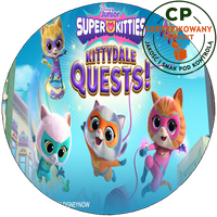 Opłatek na tort - SuperKoty - SuperKitties