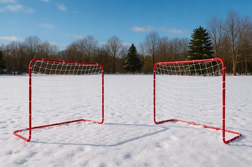 2x BRAMKA PIŁKARSKA ZESTAW DO PIŁKI NOŻNEJ SKŁADANE OGRODOWE 182x122 ZESTAW na Arena.pl