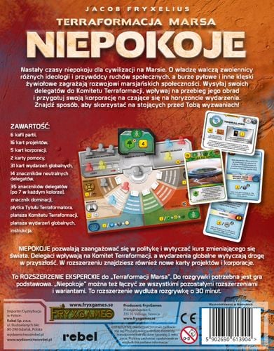 Niepokoje. Terraformacja Marsa. Rebel na Arena.pl