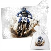 PUZZLE TRADYCYJNE - MOTOR MOTOCYKL MOTOCROSS - 70 el