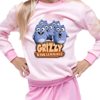 Piżama dziecięca Grizzy i Lemingi