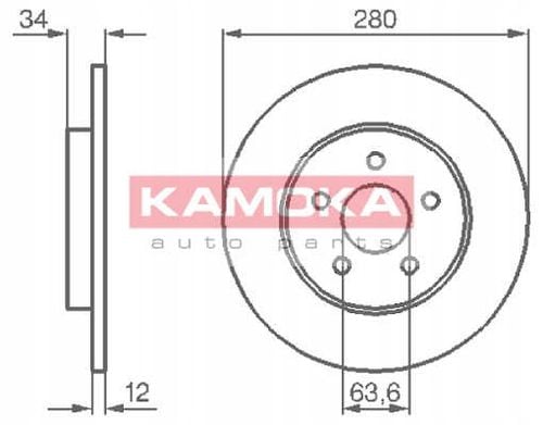 TARCZA HAM TYL 280X12 P na Arena.pl