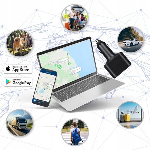 Lokalizator GPS 2G+4G UKRYTY W ŁADOWARCE PODSŁUCH ŚLEDZENIE APLIKACJA MK036 na Arena.pl