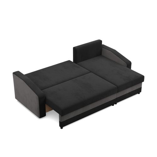 Narożnik uniwersalny, mikrofaza, AURELO, 231x140x92 cm, szary | TYLETEGOTU na Arena.pl