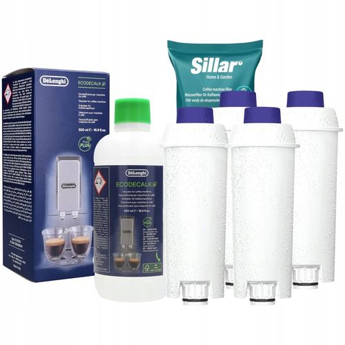 Delonghi odkamieniacz do ekspresu + 4x filtr do ekspresu Delonghi na Arena.pl