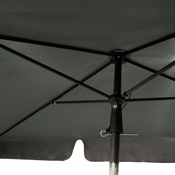 PARASOL OGRODOWY FLOKS CIEMNOSZARY zdjęcie 3