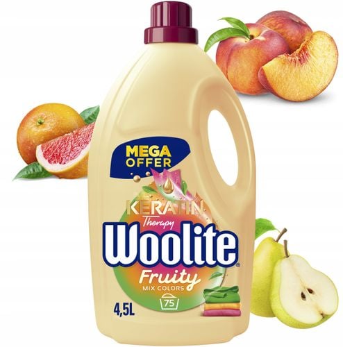 woolite fruity do kolorów z keratyną 4,5l/75 prań na Arena.pl
