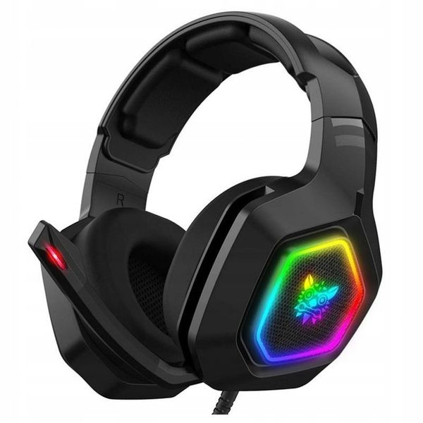 ONIKUMA K10 SŁUCHAWKI GAMINGOWE NAUSZNE PRZEWODOWE Z MIKROFONEM LED RGB zdjęcie 7