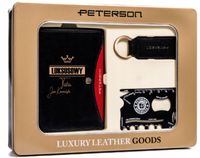 Elegancki box DZIEŃ OJCA portfel + imię dla TATY