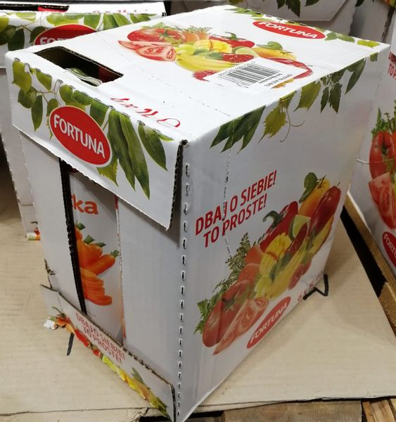 Fortuna Karotka Marchew/Jabłko/Banan 1l - karton zdjęcie 1