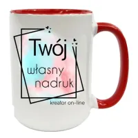FOTO KUBEK DUŻY Z TWOIM WŁASNYM NADRUKIEM ZDJĘCIEM DLA DZIADKA BABCI 440ML