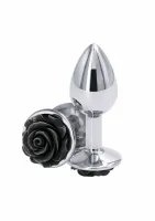 ns novelties rose buttplug small aluminiowy chromowany dekoracyjny