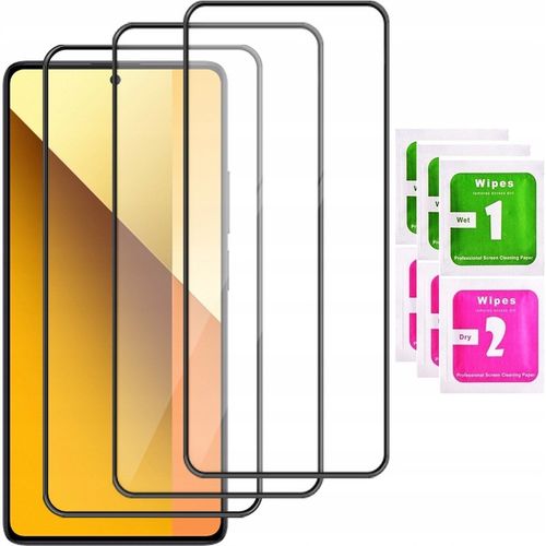 3x SZKŁO HARTOWANE 5D NA CAŁY EKRAN DO XIAOMI REDMI NOTE 13 5G SZYBKA 9H na Arena.pl