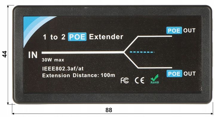 Extender PoE PFT1320 zdjęcie 3