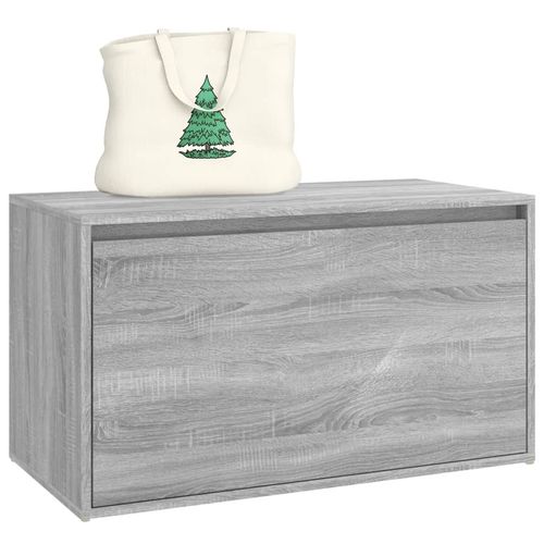 Ławka do przedpokoju, 80x40x45 cm, szary dąb sonoma na Arena.pl