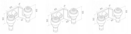 WÓZEK WÓZKI ROLKI DO BRAMY PRZESUWNEJ ZESTAW 80x80 na Arena.pl