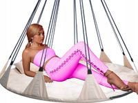 BOCIANIE GNIAZDO HUŚTAWKA LEŻANKA OGRODOWA HAMAK PODUSZKA FOTEL XXXL