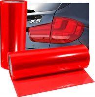 FOLIA DO LAMP 0,3 X 0,5M - CZERWONY POŁYSK