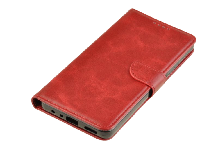 Etui portfel Wallet do Oppo A5 Pro 5G czerwony zdjęcie 2