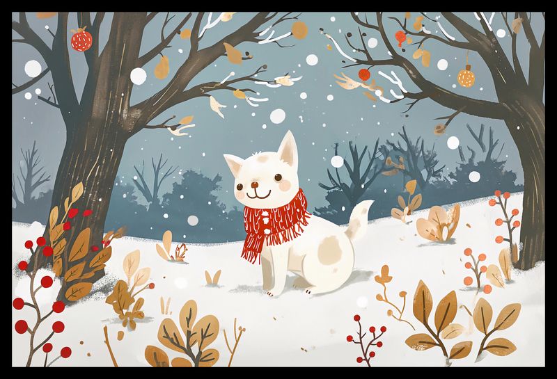 Plakat 45x30cm Śnieżny Kompan zdjęcie 2