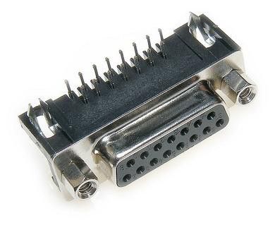 Gniazdo D-SUB DB15 15-pin kątowe do druku na Arena.pl