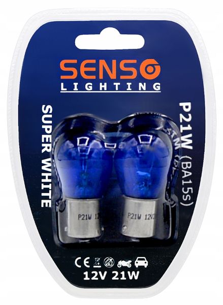 SENSO P21W 12V SUPER WHITE zdjęcie 1