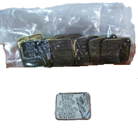 plakietka metal św. krzysztof 10szt. 7790