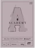 Blok Rysunkowy A4 20 K 100G Academy Interdruk