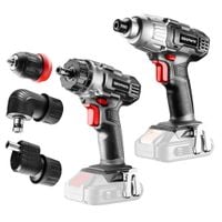 zestaw e+: wiertarko-wkrętarka z zakrętarką, bez akumulatora - t 58gs002