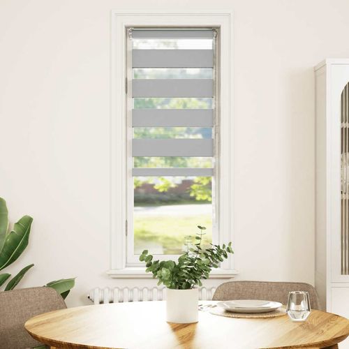 Roleta zebra, jasnoszara, szerokość tkaniny 40,9 cm, poliester na Arena.pl