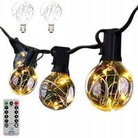 Girlanda ogrodowa lampki 12 m 32 żarówki LED PILOT