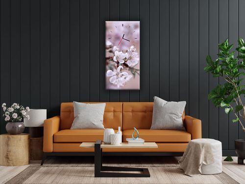 ZEGAR SZKLANY PROSTOKĄTNY - Orchidea na Arena.pl