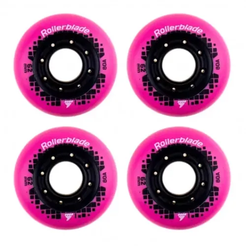 Zestaw 4 kółek Rollerblade 62/80A APEX Pink na Arena.pl