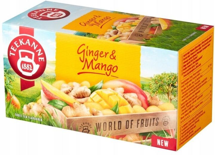 Teekanne Orange&Ginger, Ginger&Lemon, Ginger Mango, Ginger Elderflower 4szt zdjęcie 15